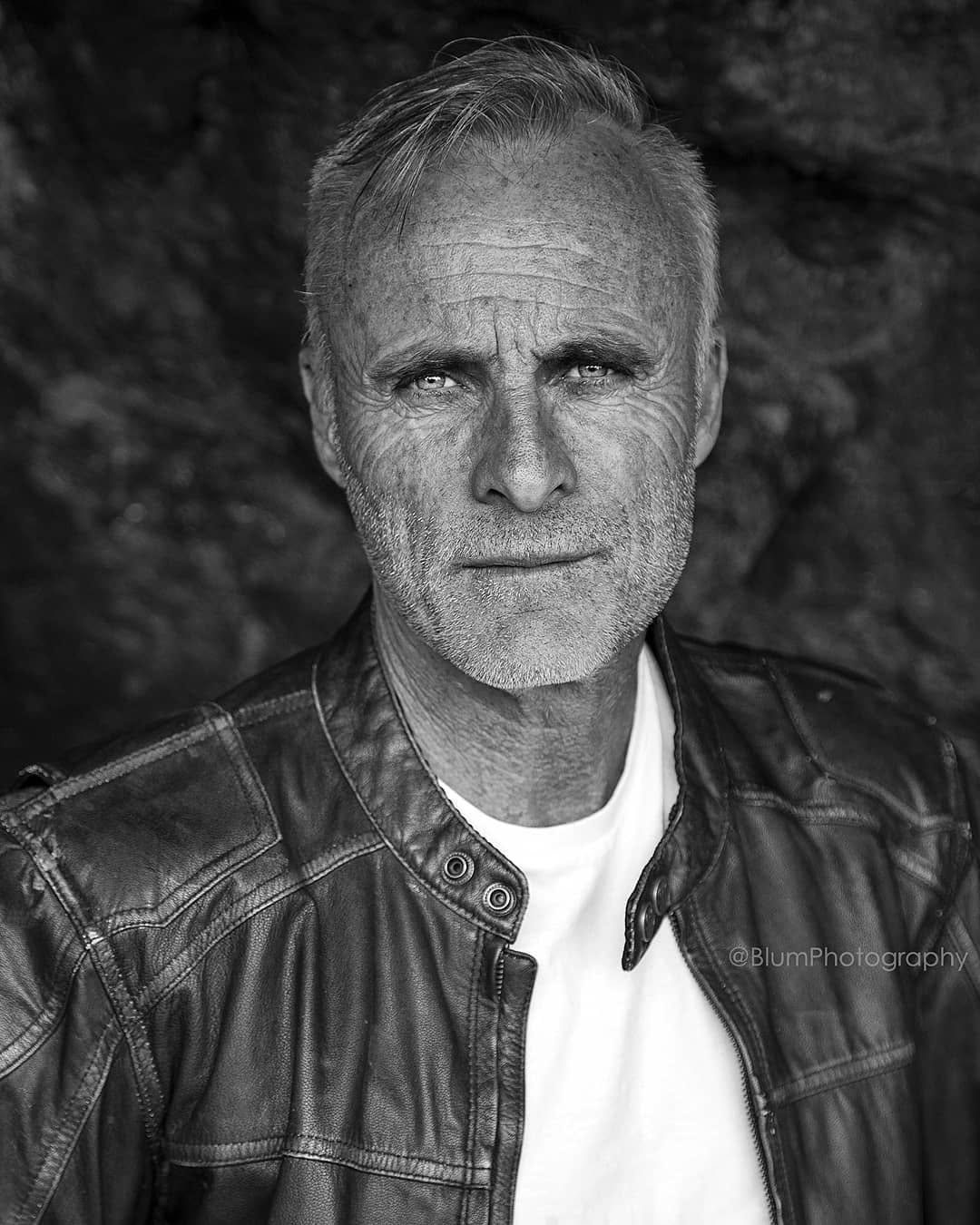 black and white portrait by Matt Blum