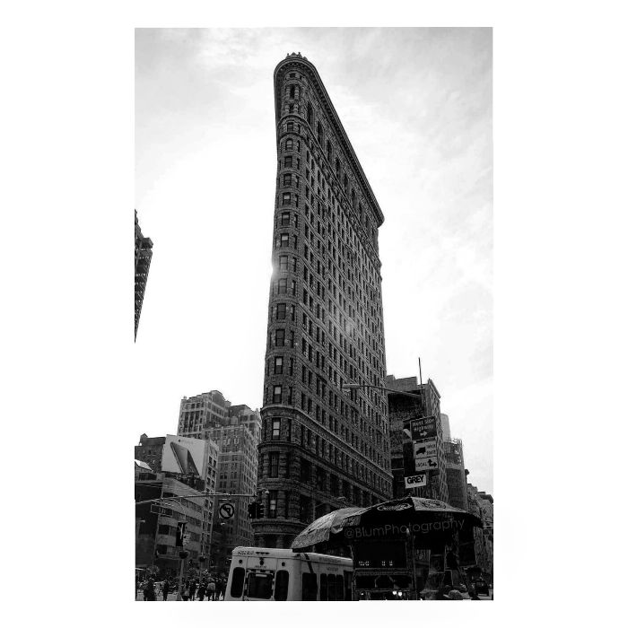 Flatiron — New York — black and white fine art photograph by Matt Blum